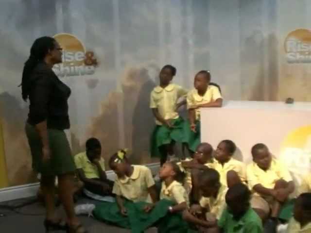 John Roberts Memorial SDA students visit Tobago Channel 5