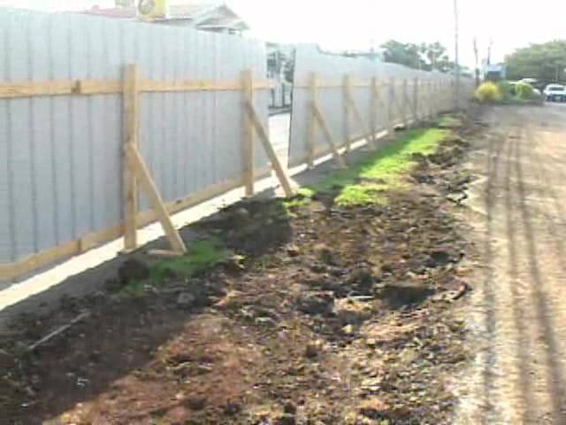 What is that fencing been erected in Milford Court